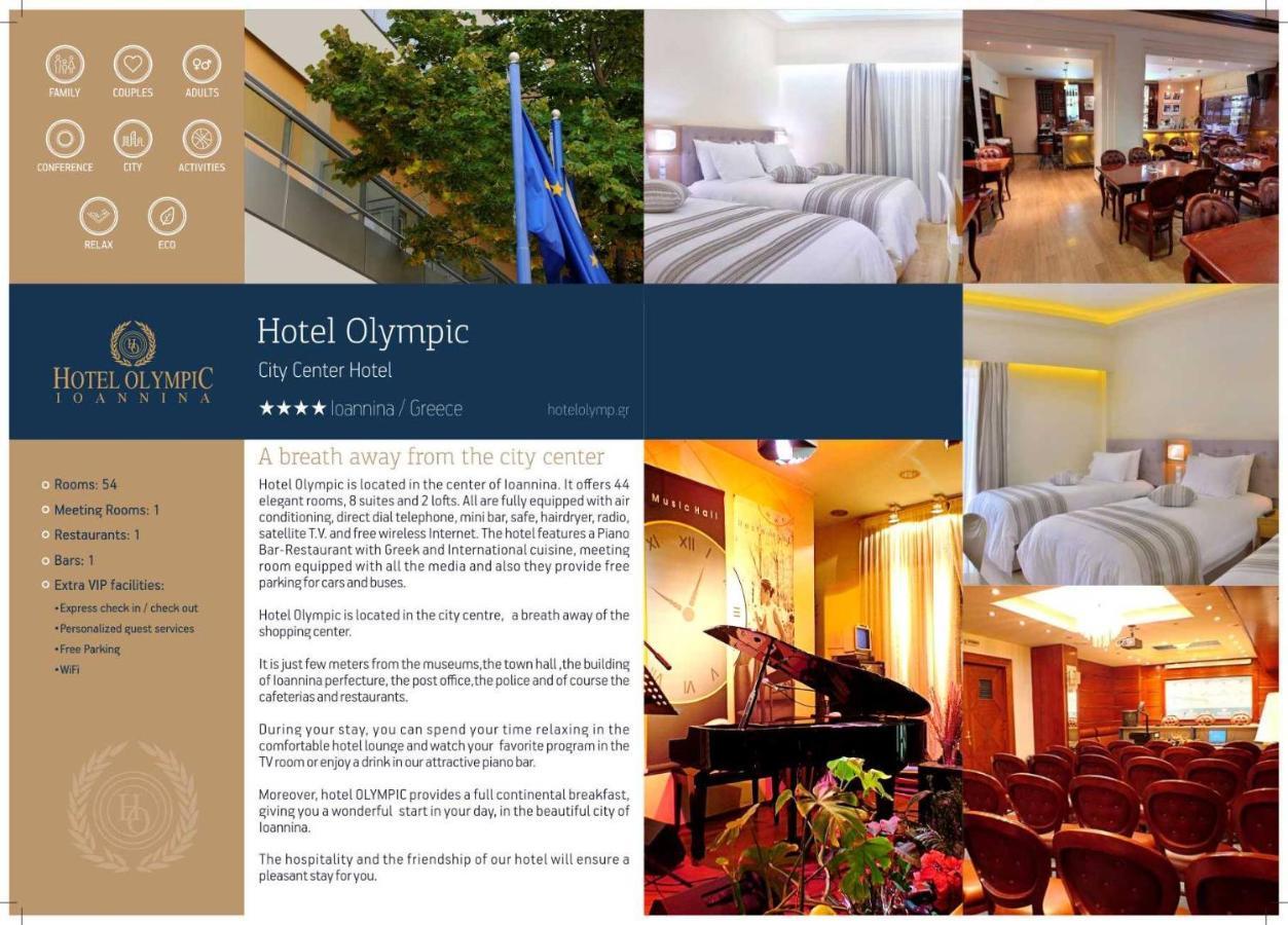 Hotel Olympic Ioánnina Exteriör bild